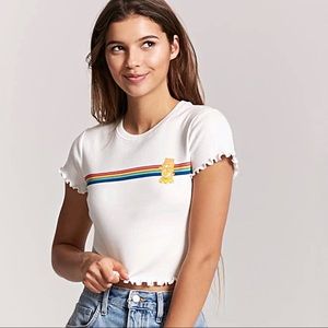 Care Bears Graphic Stripe Tee